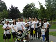 team spirit at the Walk for Down syndrome Awareness in Abbotsford, BC
