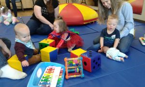 young children with Down syndrome at playgroup